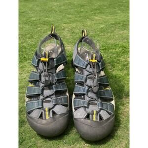 KEEN Newport H2 Hiking Sandals – Men’s 11.5 – Gray/Blue/Yellow